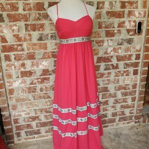 NEW Belle Badgley Mishcka tiered maxi dress size 4